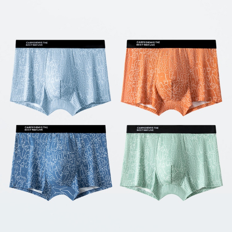 Light Green+Orange+Clear Blue+Autumn Wave Blue