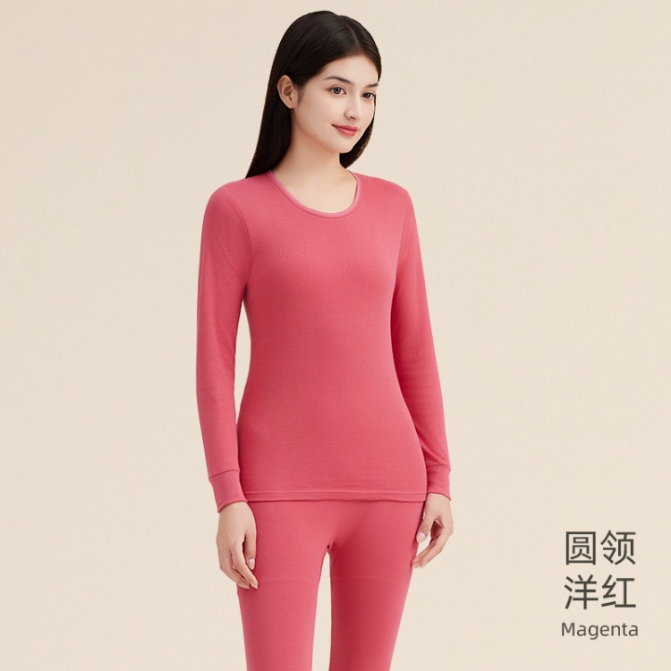 Round Neck Magenta