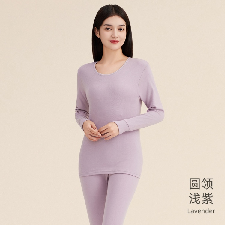 Round Neck Light Purple